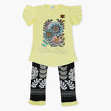 Girls Half Sleeves Suit - LEMON, Girls Suits, Chase Value, Chase Value