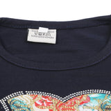 Girls Half Sleeves Skirt Suit - Navy Blue, Girls Suits, Chase Value, Chase Value