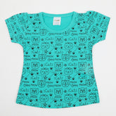 Newborn Girls T-Shirt - Sea Green, Newborn Girls T-Shirts, Chase Value, Chase Value
