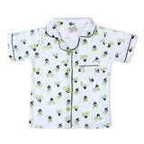 Valuable Girls Half Sleeves Night Suit - Green, Girls Night Suit, Chase Value, Chase Value