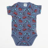 Newborn Boys Half Sleeves Body Romper - Navy Blue, Newborn Boys Rompers, Chase Value, Chase Value