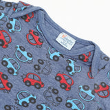 Newborn Boys Half Sleeves Body Romper - Navy Blue, Newborn Boys Rompers, Chase Value, Chase Value