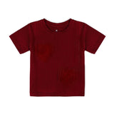 Eminent Girls Half Sleeves T-Shirt - Maroon, Girls T-Shirts, Eminent, Chase Value