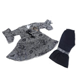 Girls Embroidered Shalwar Suit - Black, Girls Shalwar Kameez, Chase Value, Chase Value