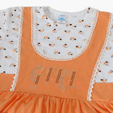 Girls Half Sleeves Suit - Orange, Girls Suits, Chase Value, Chase Value