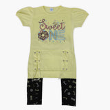 Girls Half Sleeves Suit - Yellow, Girls Suits, Chase Value, Chase Value