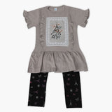 Girls Half Sleeves Suit - Grey, Girls Suits, Chase Value, Chase Value