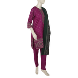 Women's 03pcs Stitched Suit - Purple, Women Shalwar Suits, Chase Value, Chase Value