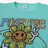 Girls Half Sleeves Suit - Sea Green, Girls Suits, Chase Value, Chase Value