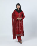Women's Khaddar Embroidered 3Pcs Suit