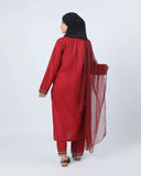 Women's Khaddar Embroidered 3Pcs Suit, Women Shalwar Suits, Chase Value, Chase Value