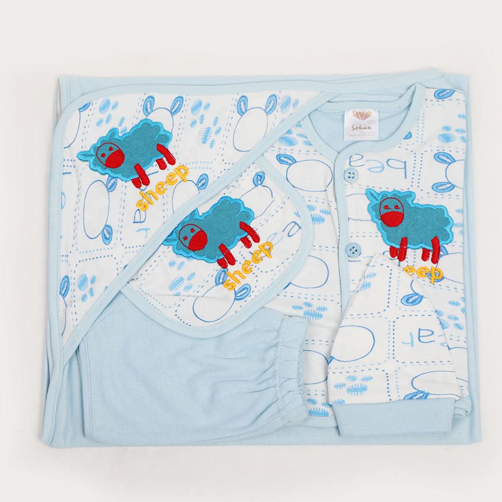 Newborn Soban Wrapping Sheet - Sky Blue, Wrapping Sheets, Chase Value, Chase Value