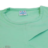 Girls Tight Half Sleeves Suit - Green, Girls Suits, Chase Value, Chase Value