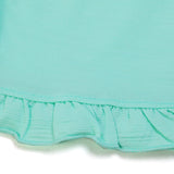 Girls Half Sleeves Suit - Light Green, Girls Suits, Chase Value, Chase Value