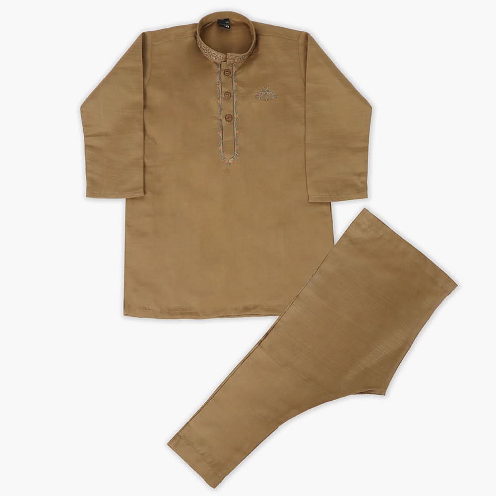 Boys Shalwar Suit - Tan, Boys Shalwar Kameez, Chase Value, Chase Value