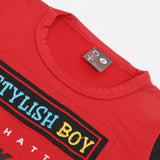 Newborn Boys Half Sleeves Suit - Red, Newborn Boys Sets & Suits, Chase Value, Chase Value