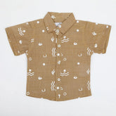 Eminent Newborn Half Sleeves Casual Shirt - Fawn, Newborn Boys Shirts & T-Shirts, Eminent, Chase Value
