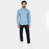 Men's casual denim shirt - Light Blue, Men's Shirts, Chase Value, Chase Value