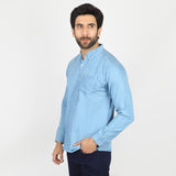 Men's casual denim shirt - Light Blue, Men's Shirts, Chase Value, Chase Value