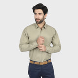 Valuable Men's Formal Shirt - Sand, Men's Shirts, Chase Value, Chase Value