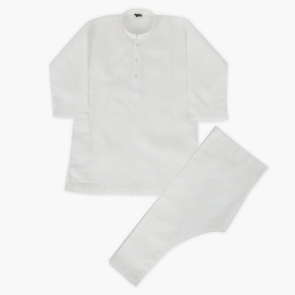 Boys Shalwar Suit - White, Boys Shalwar Kameez, Chase Value, Chase Value