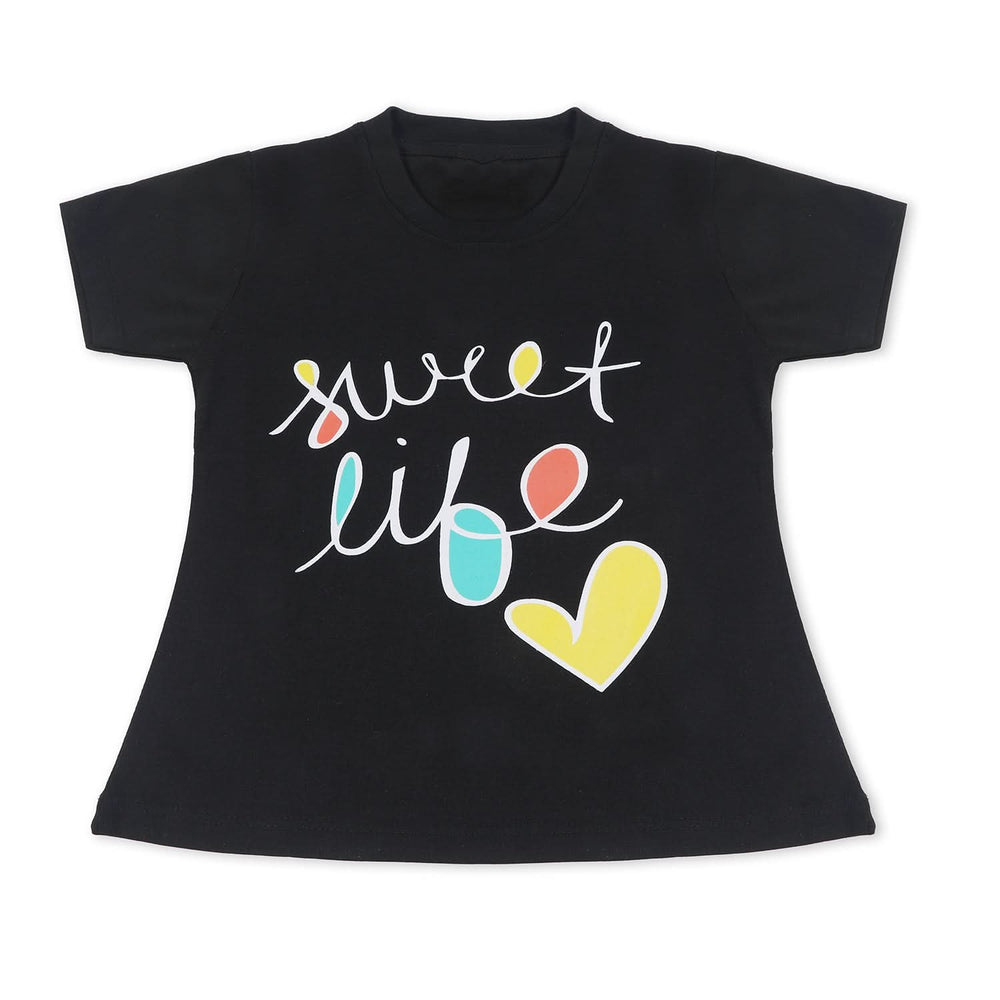 Girls Half Sleeves T-Shirt, Girls T-Shirts, Chase Value, Chase Value