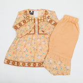 Newborn Girls Suit - Peach, Newborn Girls Shalwar Suits, Chase Value, Chase Value