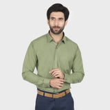 Valuable Men's Formal Shirt - Olive Green, Men's Shirts, Chase Value, Chase Value