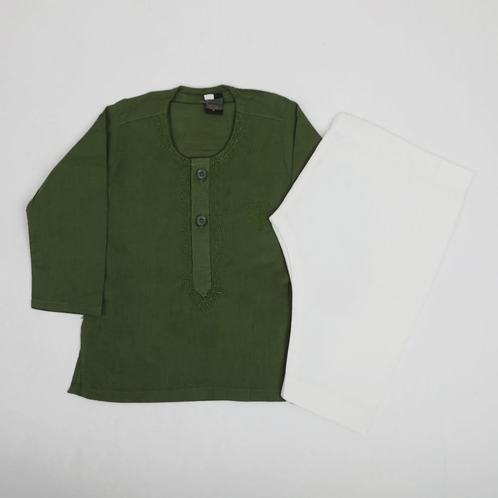 Newborn Boys Shalwar Suit - Green, Newborn Boys Shalwar Suits, Chase Value, Chase Value