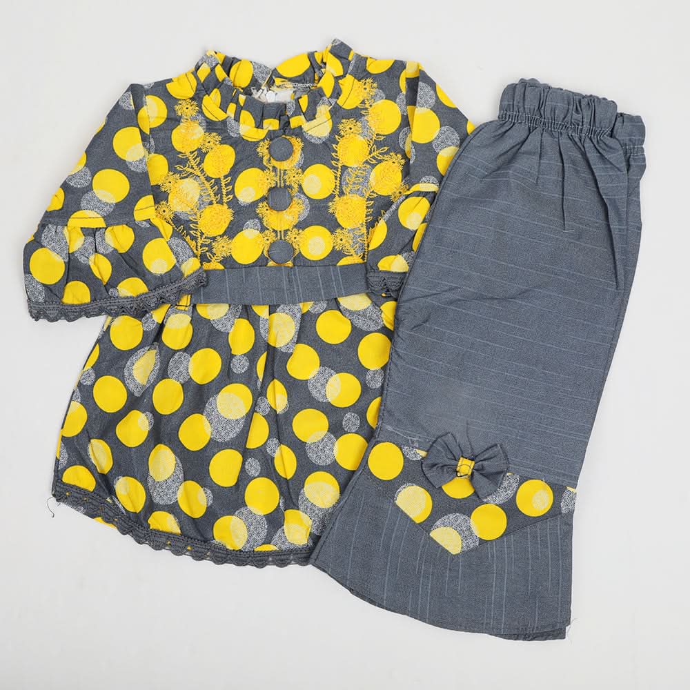 Newborn Girls Suit - Yellow, Newborn Girls Sets & Suits, Chase Value, Chase Value