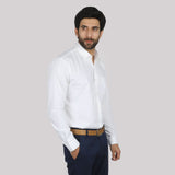Valuable Men's Formal Shirt - White, Men's Shirts, Chase Value, Chase Value