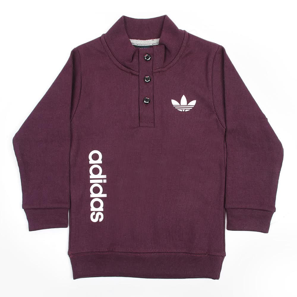 Boys Full Sleeves SweatShirt - Dark Purple, Boys Hoodies & Sweat Shirts, Chase Value, Chase Value