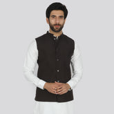 Men's Plain Waistcoat - Black, Men's Waist Coats, Chase Value, Chase Value