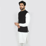 Men's Plain Waistcoat - Black, Men's Waist Coats, Chase Value, Chase Value