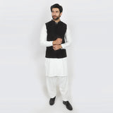 Men's Plain Waistcoat - Black, Men's Waist Coats, Chase Value, Chase Value