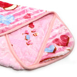 Tiny tots Embossed Hoodie Blanket - Light Purple, Kids Blanket, Chase Value, Chase Value