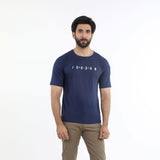 Men's Half Sleeves T-Shirt - Navy Blue, Men's T-Shirts & Polos, Chase Value, Chase Value