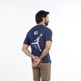 Men's Half Sleeves T-Shirt - Navy Blue, Men's T-Shirts & Polos, Chase Value, Chase Value