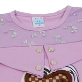 Girls Half Sleeves Suit - Light Purple, Girls Suits, Chase Value, Chase Value
