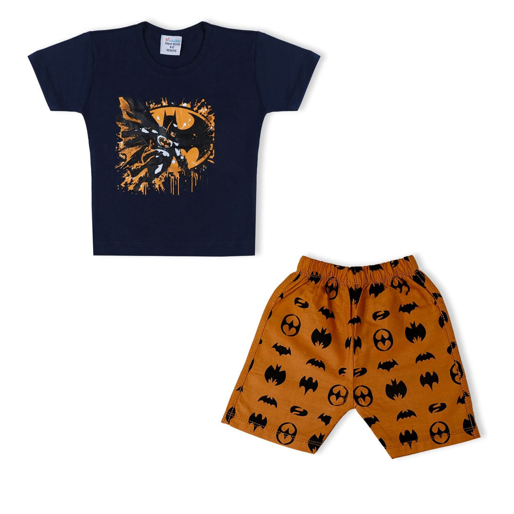 Valuable Newborn Boys Half Sleeves Suit - Black, Newborn Boys Sets & Suits, Chase Value, Chase Value