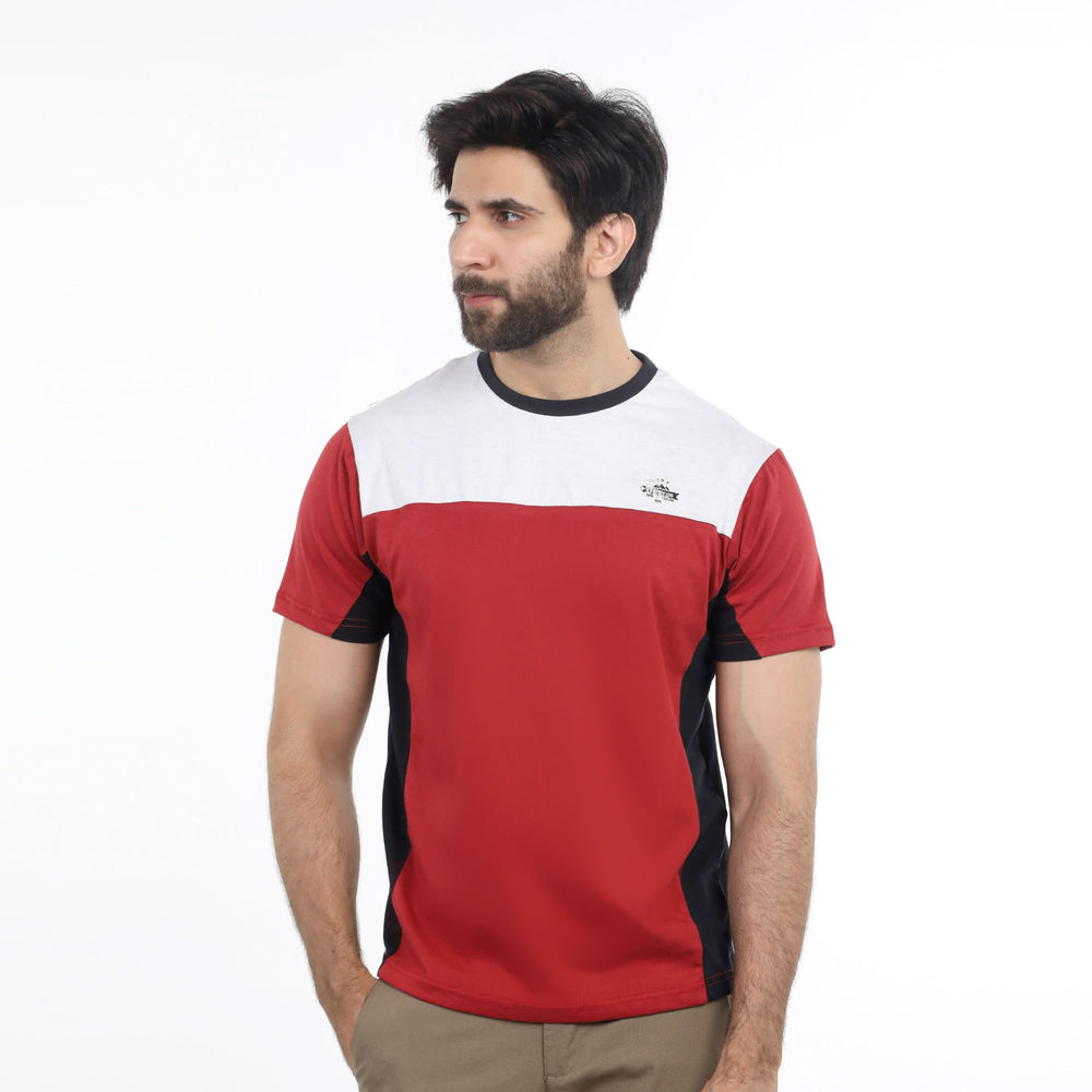 Eminent Men's Round Neck T-Shirt - Red, Men's T-Shirts & Polos, Eminent, Chase Value
