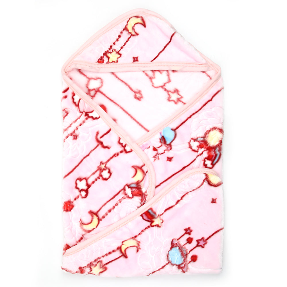 Baby Hoodie Blanket - Pink, Kids Blanket, Chase Value, Chase Value
