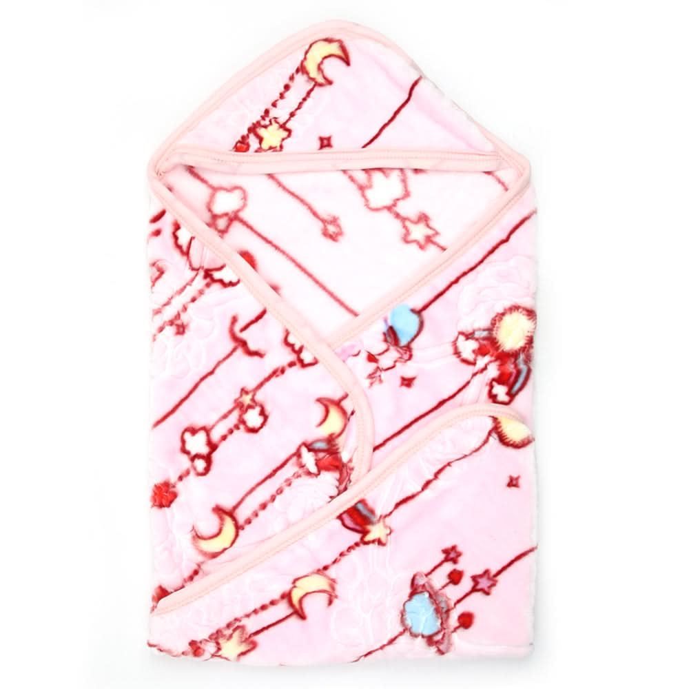 Baby Hoodie Blanket - Pink, Kids Blanket, Chase Value, Chase Value