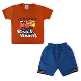 Valuable Newborn Boys Half Sleeves Suit - Rust, Newborn Boys Sets & Suits, Chase Value, Chase Value