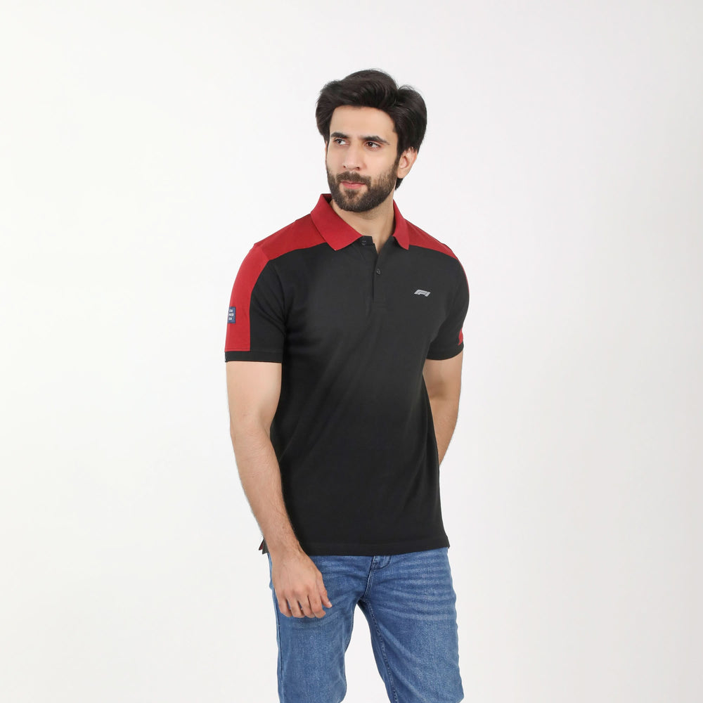 Eminent Men's Half Sleeves Polo T-Shirt - Black, Men's T-Shirts & Polos, Eminent, Chase Value