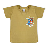 Boys Half Sleeves T-Shirt - Khaki, Boys T-Shirts, Chase Value, Chase Value