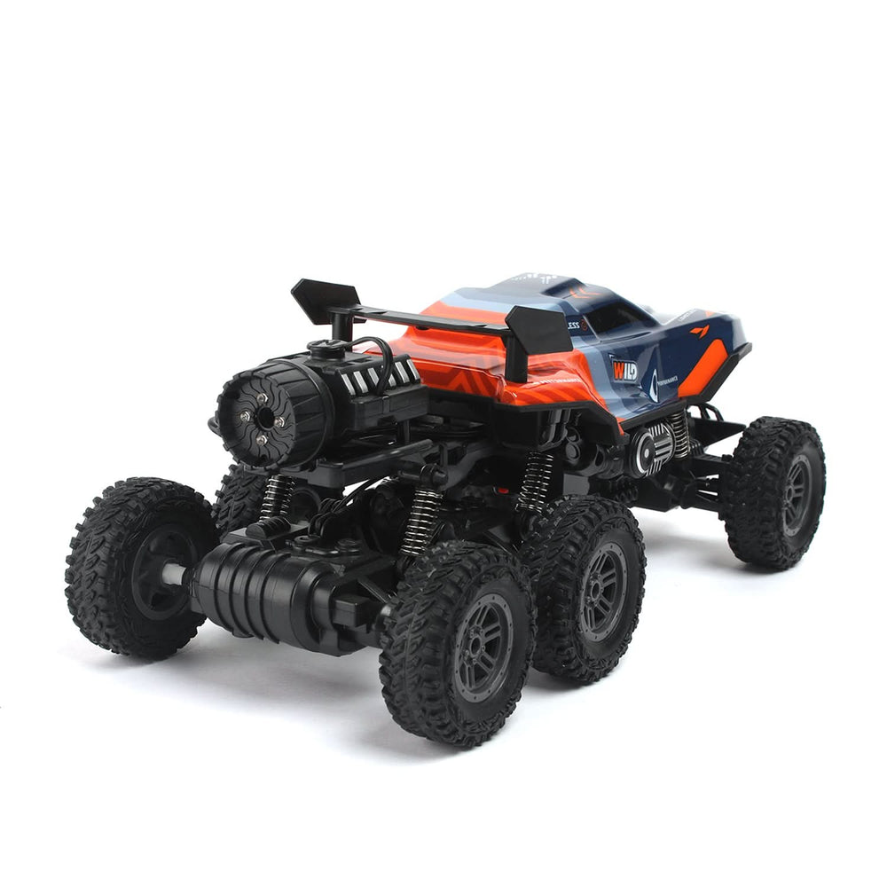Rock Crawler - Monster Truck with Rechargeable Battery Smoke Mist, Remote Control, Chase Value, Chase Value