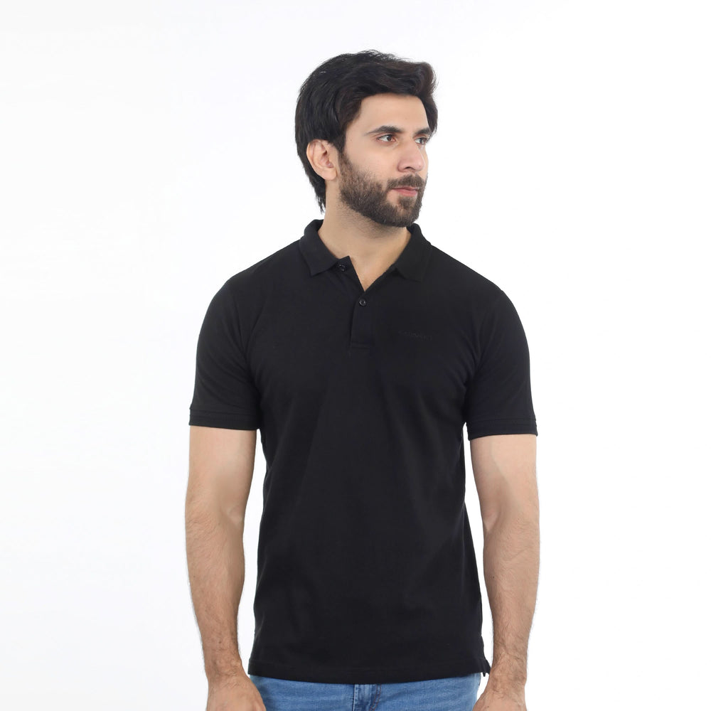 Eminent Men's Half Sleeves Polo T-Shirt - Black, Men's T-Shirts & Polos, Eminent, Chase Value