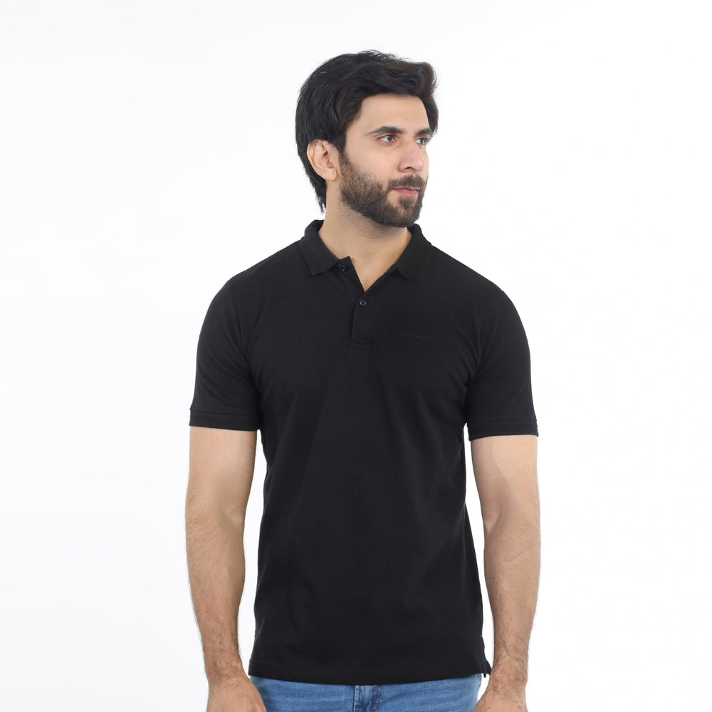 Eminent Men's Half Sleeves Polo T-Shirt - Black, Men's T-Shirts & Polos, Eminent, Chase Value