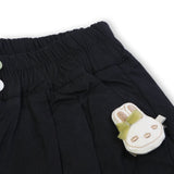 Girls Cotton Shorts - Black, Girls Shorts Skirts, Chase Value, Chase Value